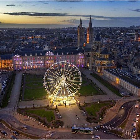 Le Green Way, Style Seconde Guerre Et Terrasse Caen Exterior photo